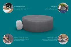 Lay-z Spa Lay-Z-Spa® EnergySense™ - 196cm Round Thermal Hot Tub Cover 13 Lay-z Spa Lay-Z-Spa® EnergySense™ - 196cm Round Thermal Hot Tub Cover -Outdoor Living Hottubs Shop 03Features2 ac0d7276 8d8c 4d16 b206 92dcdc884526