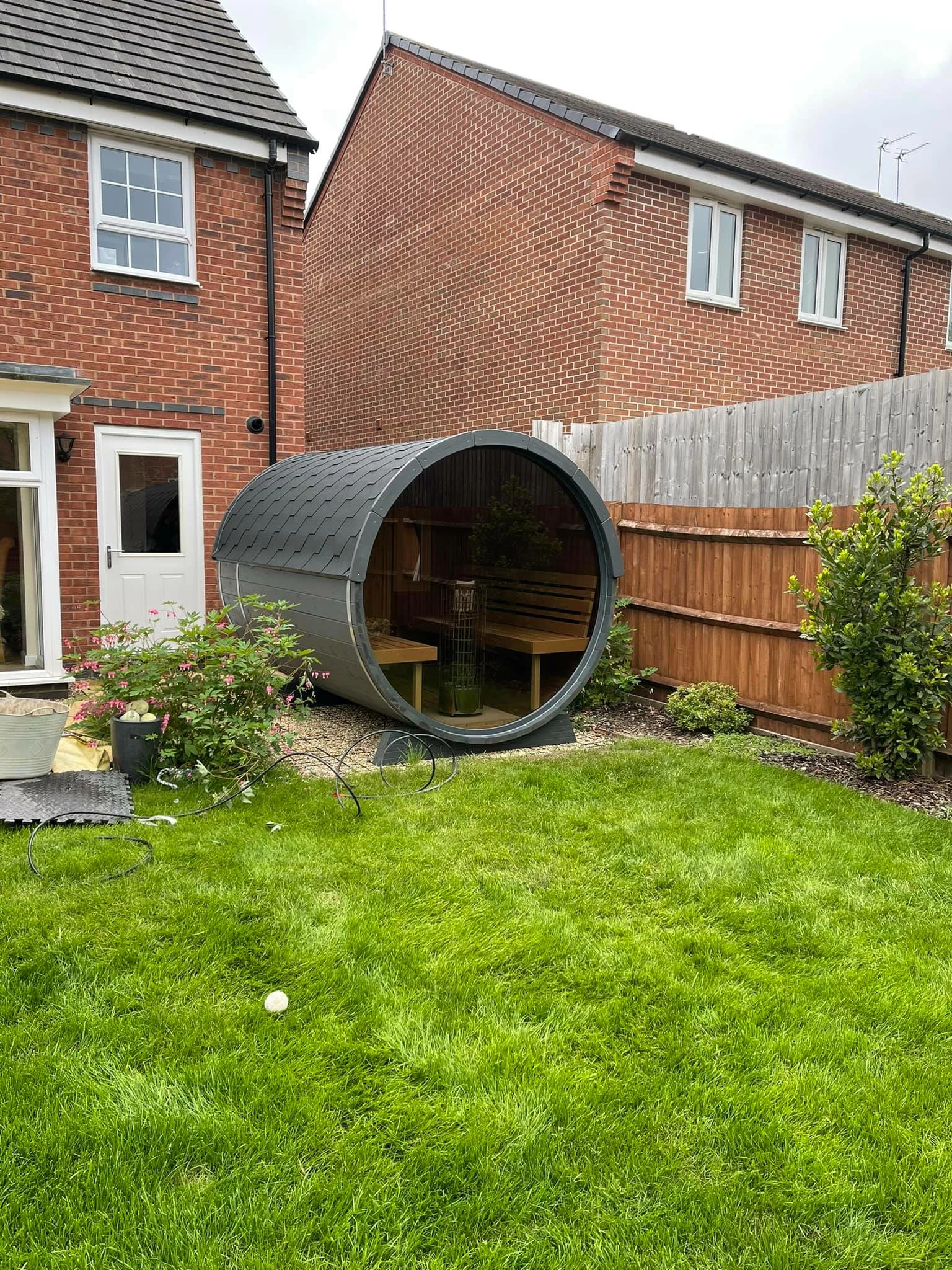 Outdoor Terrace 160 - 2 To 4 Person Barrel Sauna 21 Outdoor Terrace 160 - 2 To 4 Person Barrel Sauna - Image 19