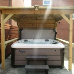 Outdoor Santorini - 5 Person Hot Tub With Gazebo Package 31 Outdoor Santorini - 5 Person Hot Tub With Gazebo Package -Outdoor Living Hottubs Shop 3 1