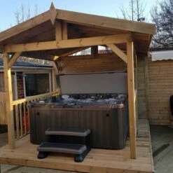 Jacuzzi® J235™ - 5-6 Person Hot Tub With Gazebo Package -Outdoor Living Hottubs Shop 4