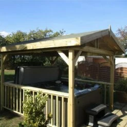 Jacuzzi® J235™ - 5-6 Person Hot Tub With Gazebo Package -Outdoor Living Hottubs Shop 5