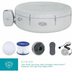 Lay-z Spa Lay-Z-Spa® AirJet Paris - 6 Person Inflatable Hot Tub 22 Lay-z Spa Lay-Z-Spa® AirJet Paris - 6 Person Inflatable Hot Tub -Outdoor Living Hottubs Shop 60013 SPA 7 Supersize