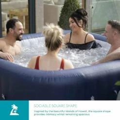 Lay-z Spa Lay-Z-Spa® AirJet Hawaii - 6 Person Inflatable Hot Tub -Outdoor Living Hottubs Shop 60021 SPA 5 Supersize