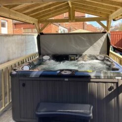 Apex Wooden Hot Tub Gazebo With Roof -Outdoor Living Hottubs Shop ApexGazebo 4