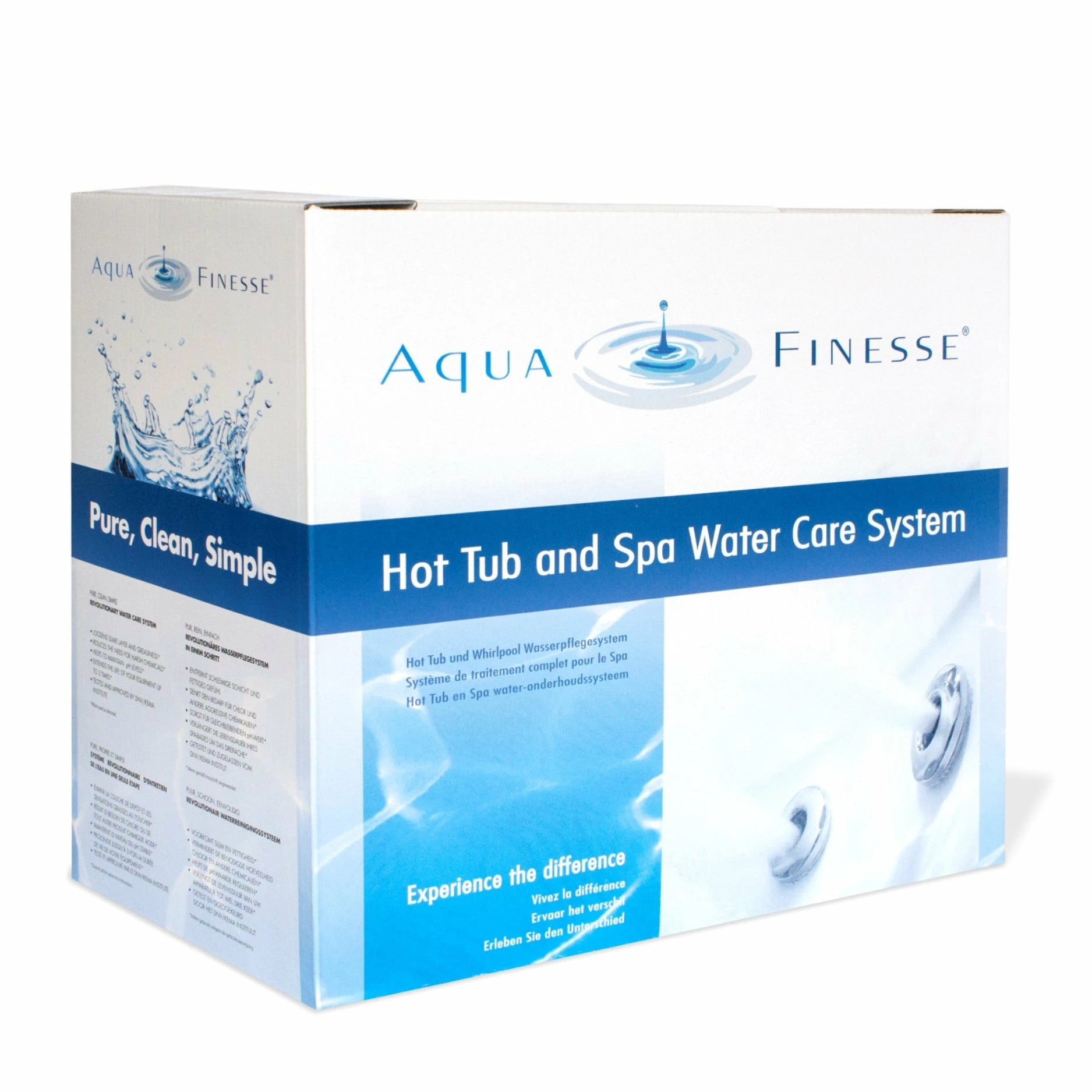 AquaFinesse Hot Tub Water Care System With Moisturiser Pack - Concentrate 4 AquaFinesse Hot Tub Water Care System With Moisturiser Pack - Concentrate - Image 2