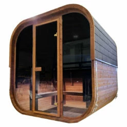 Hekla Cube 250 - 6 Person Outdoor Sauna -Outdoor Living Hottubs Shop CubaSauna 2 c637e2e6 b793 4d9e 97db f1657a31b0d9