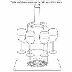 Hot Tub Party Grip 'O' Wine Cooler -Outdoor Living Hottubs Shop Grip o cooler 3