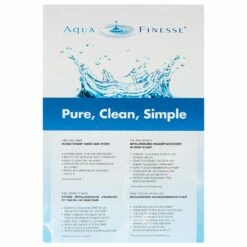 AquaFinesse Hot Tub Water Care With Moisturiser Pack - Tablet -Outdoor Living Hottubs Shop Hottubandsparwatercaresystem 4