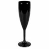 Hot Tub Safe Black Champagne Glass -Outdoor Living Hottubs Shop Hottubsafeglassware Black 1