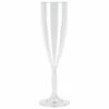 Hot Tub Safe Clear Champagne Glass