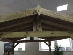 Apex Wooden Hot Tub Gazebo With Roof -Outdoor Living Hottubs Shop IMG 2696