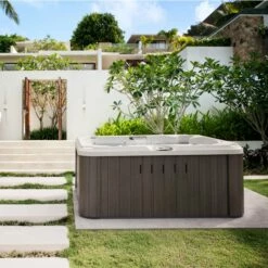 Jacuzzi® J215™ - 2-3 Person Hot Tub With 1 Lounger -Outdoor Living Hottubs Shop J215 Lifestyle