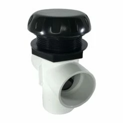 Arctic Spas® Black Round Cap Diverter Valve Complete - JET-109400