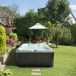 Jacuzzi® J225™ - 4 Person Hot Tub -Outdoor Living Hottubs Shop JHT J225 Lifestyle square