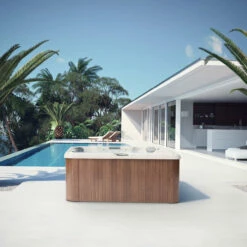 Jacuzzi® J235™ / J235IP™ - 6 Person Hot Tub With 1 Lounger 26 Jacuzzi® J235™ / J235IP™ - 6 Person Hot Tub With 1 Lounger -Outdoor Living Hottubs Shop JHT J235 Lifestyle NoVentssquare