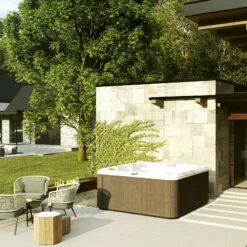 Jacuzzi® J235™ / J235IP™ - 6 Person Hot Tub With 1 Lounger 29 Jacuzzi® J235™ / J235IP™ - 6 Person Hot Tub With 1 Lounger -Outdoor Living Hottubs Shop JHT J235 Lifestyle Silverwoodsquare