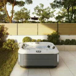 Jacuzzi® J315IP™ - 3 Person Hot Tub With 1 Lounger 22 Jacuzzi® J315IP™ - 3 Person Hot Tub With 1 Lounger -Outdoor Living Hottubs Shop JHT J315 Lifestyle BrushedGray 2000x1414 b7aeec0c 46a2 488f a3fe 72a890edd317square