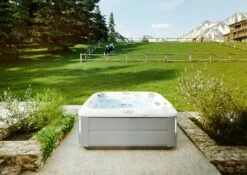Jacuzzi® J385IP™ - 7 Person Hot Tub -Outdoor Living Hottubs Shop JHT J385 Lifestyle BrushedGray V3 2000x1414 cd4d6490 eb8a 4cc8 93ff 7e2768be9789