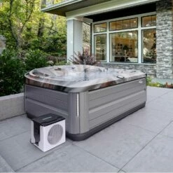 Outdoor 4kW Air Source Heat Pump For Hot Tub/Swim Spa -Outdoor Living Hottubs Shop JHT J485 Lifestyle Retouched JT
