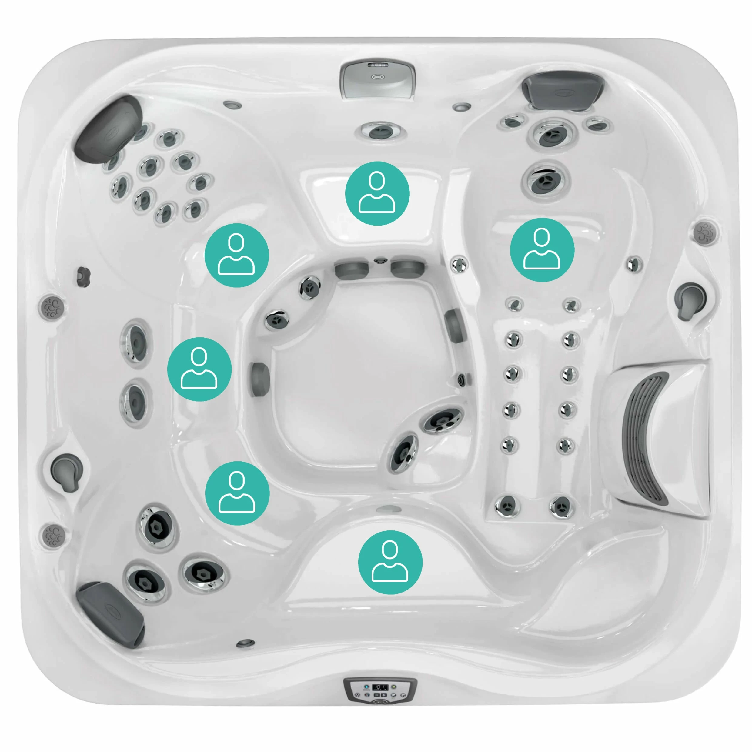 Jacuzzi® J355IP™ - 6 Person Hot Tub With 1 Lounger 5 Jacuzzi® J355IP™ - 6 Person Hot Tub With 1 Lounger - Image 3