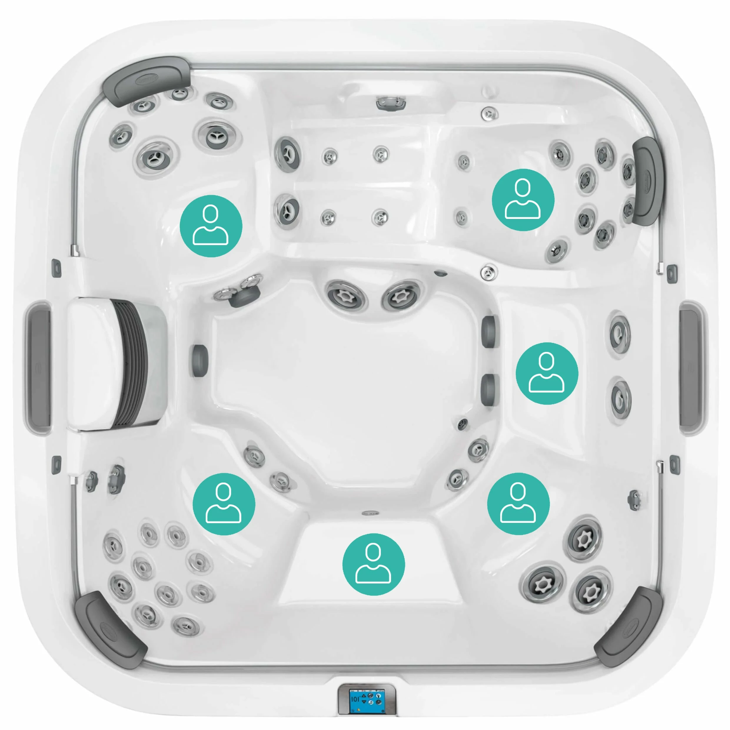 Jacuzzi® J575IP™ - 5-6 Person Hot Tub With 1 Lounger 6 Jacuzzi® J575IP™ - 5-6 Person Hot Tub With 1 Lounger - Image 4