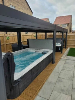 TidalFit Pro EP-15 - 15ft Swim Spa -Outdoor Living Hottubs Shop JacuzziJ335 TidalFitEP1513