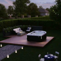 Jacuzzi® J475IP™ - 6 Person Hot Tub With 1 Lounger -Outdoor Living Hottubs Shop JacuzziJ475HotTubSquare 4