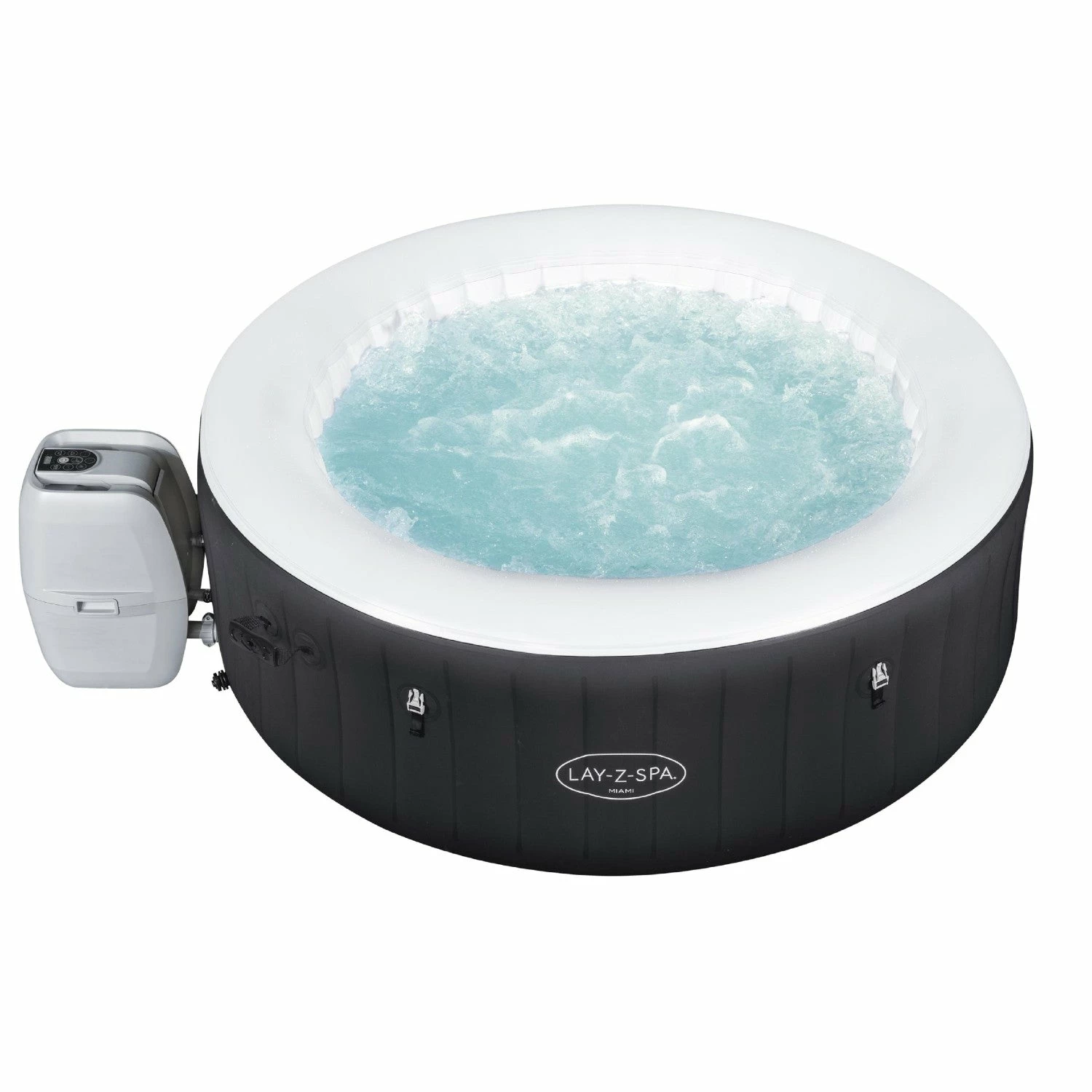 Lay-z Spa Lay-Z-Spa® AirJet Miami - 4 Person Inflatable Hot Tub 4 Lay-z Spa Lay-Z-Spa® AirJet Miami - 4 Person Inflatable Hot Tub - Image 2