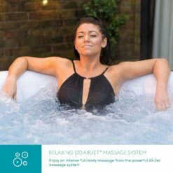 Lay-z Spa Lay-Z-Spa® AirJet Miami - 4 Person Inflatable Hot Tub 24 Lay-z Spa Lay-Z-Spa® AirJet Miami - 4 Person Inflatable Hot Tub -Outdoor Living Hottubs Shop LayZSpaMiami2