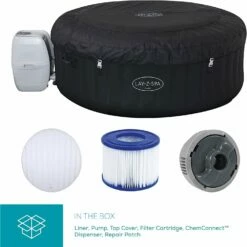 Lay-z Spa Lay-Z-Spa® AirJet Miami - 4 Person Inflatable Hot Tub 26 Lay-z Spa Lay-Z-Spa® AirJet Miami - 4 Person Inflatable Hot Tub -Outdoor Living Hottubs Shop LayZSpaMiami3