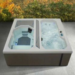 Master Spas® Michael Phelps Chilly GOAT™ Valaris - Dual Ice Bath And Hot Tub -Outdoor Living Hottubs Shop MichaelPhelpsChillyGOATIceBathandHotTub 1