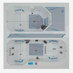 Master Spas® Michael Phelps Chilly GOAT™ Valaris - Dual Ice Bath And Hot Tub -Outdoor Living Hottubs Shop MichaelPhelpsChillyGOATIceBathandHotTub 2