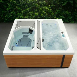 Master Spas® Michael Phelps Chilly GOAT™ Valaris - Dual Ice Bath And Hot Tub -Outdoor Living Hottubs Shop MichaelPhelpsChillyGOATIceBathandHotTub 7