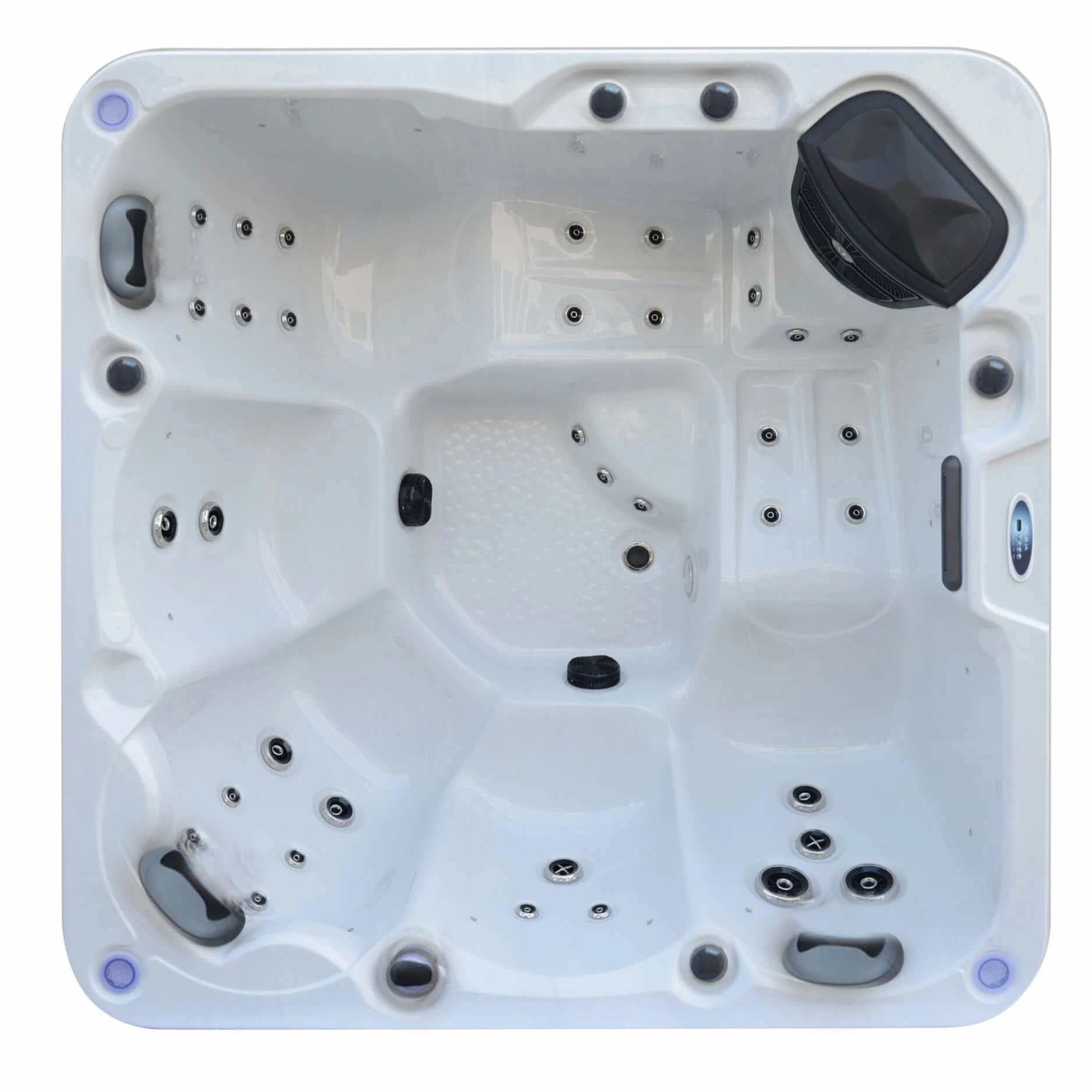 Outdoor Mist - 5 Person Hot Tub With 2 Loungers 3 Outdoor Mist - 5 Person Hot Tub With 2 Loungers