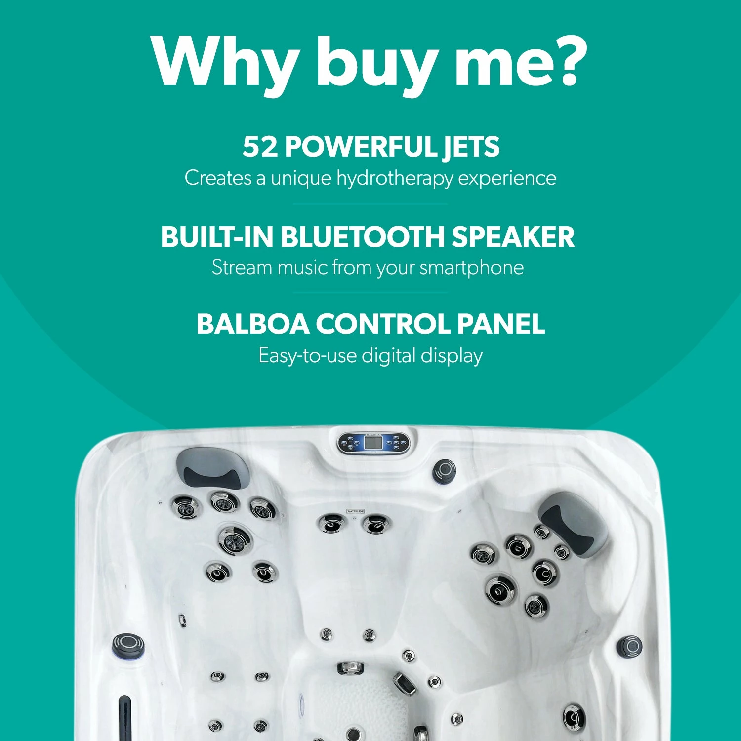 Outdoor Companion - 5 Person Hot Tub With 2 Loungers 4 Outdoor Companion - 5 Person Hot Tub With 2 Loungers - Image 2