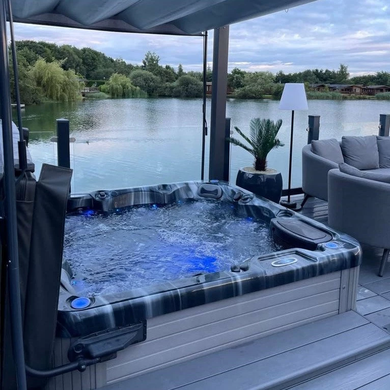 Bespoke Velarium Metal Hot Tub Gazebo With Waterproof Retracting Canopy Roof 21 Bespoke Velarium Metal Hot Tub Gazebo With Waterproof Retracting Canopy Roof - Image 19