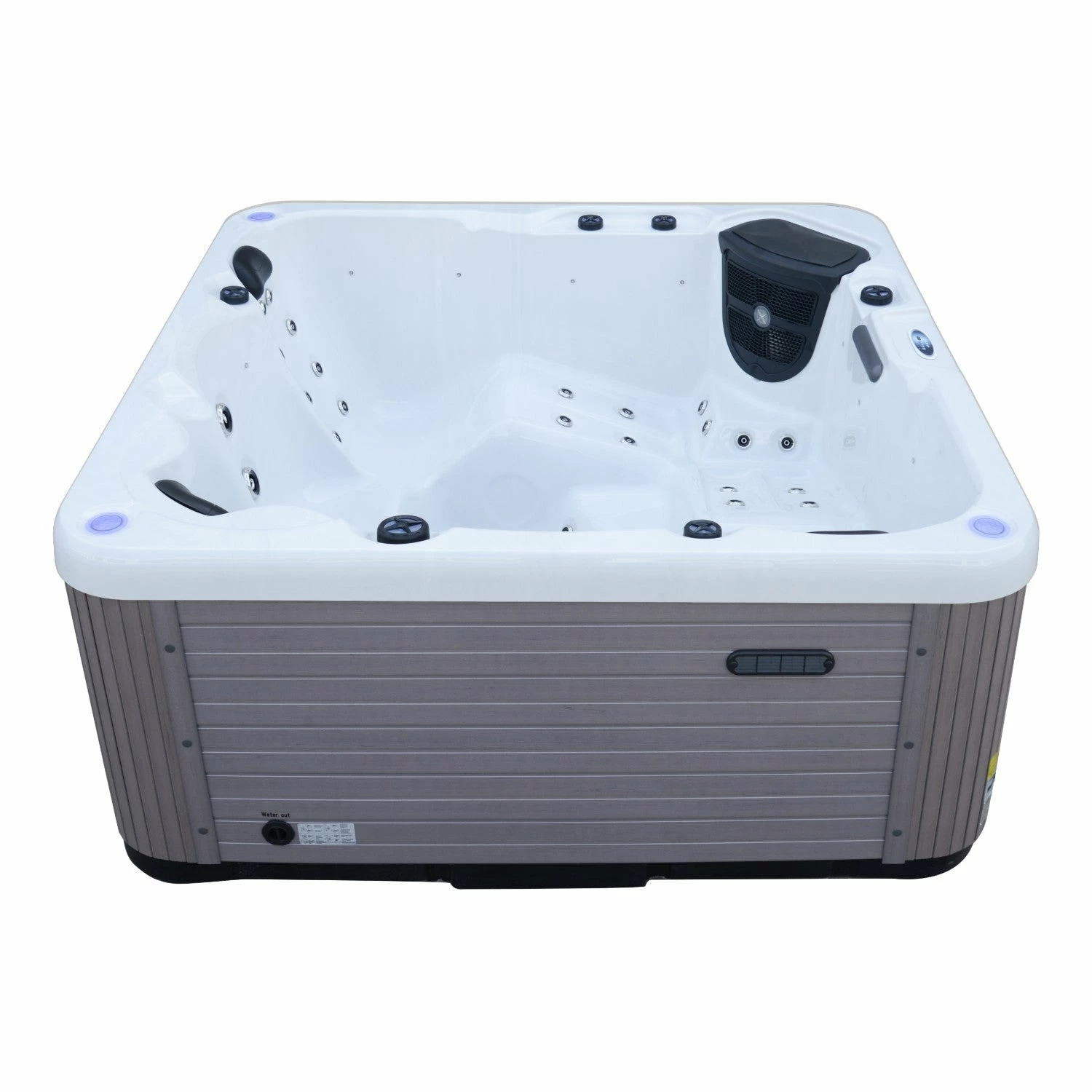 Outdoor Trident Lite - 5 Person Hot Tub With 2 Loungers 5 Outdoor Trident Lite - 5 Person Hot Tub With 2 Loungers - Image 4
