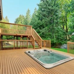 Jacuzzi® PowerActive™ J-16™ - 16ft Swim Spa -Outdoor Living Hottubs Shop PowerActiveJ 16Lifestyle2