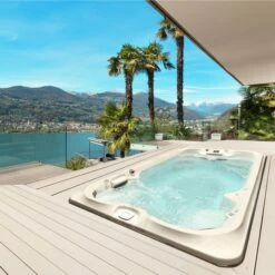 Jacuzzi® PowerPro™ J-16™ - 16ft Swim Spa 28 Jacuzzi® PowerPro™ J-16™ - 16ft Swim Spa -Outdoor Living Hottubs Shop PowerProJ 16Lifestyle2