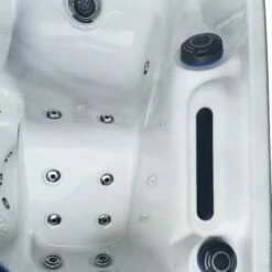 Outdoor Santorini - 5 Person Hot Tub With 1 Lounger -Outdoor Living Hottubs Shop Santoriniheadcloseup5 1