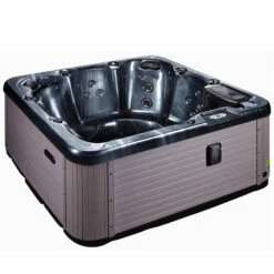 Outdoor Haze - 6 Person Hot Tub With 1 Lounger -Outdoor Living Hottubs Shop Side Haze