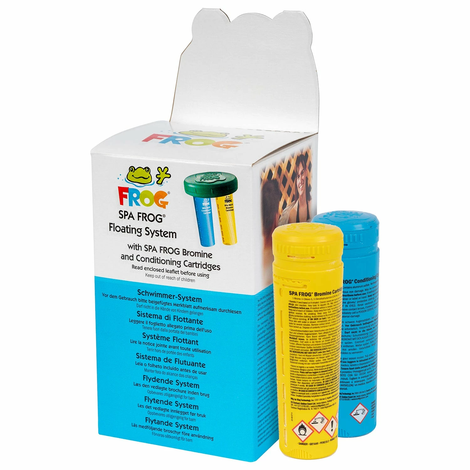 Spa Frog Hot Tub Bromine/Water Conditioning Floating System 3 Spa Frog Hot Tub Bromine/Water Conditioning Floating System