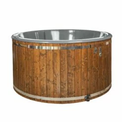 Outdoor Elite - 4 To 6 Person Wood Fired Hot Tub -Outdoor Living Hottubs Shop WoodFireHotTub 9