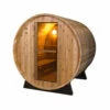 Deluxe 185 - 4 To 5 Person Indoor/Outdoor Barrel Sauna -Outdoor Living Hottubs Shop barrel sauna