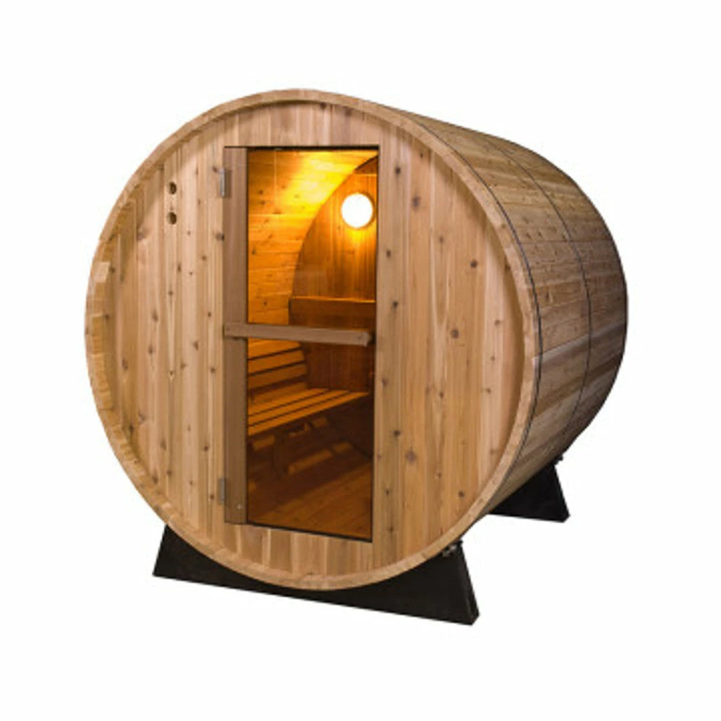 Deluxe 185 - 4 To 5 Person Indoor/Outdoor Barrel Sauna 3 Deluxe 185 - 4 To 5 Person Indoor/Outdoor Barrel Sauna
