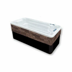 TidalFit Active Plus EP-12 - 12ft Swim Spa -Outdoor Living Hottubs Shop hot tub outdoor living tidalfit ep12 side partial submerge