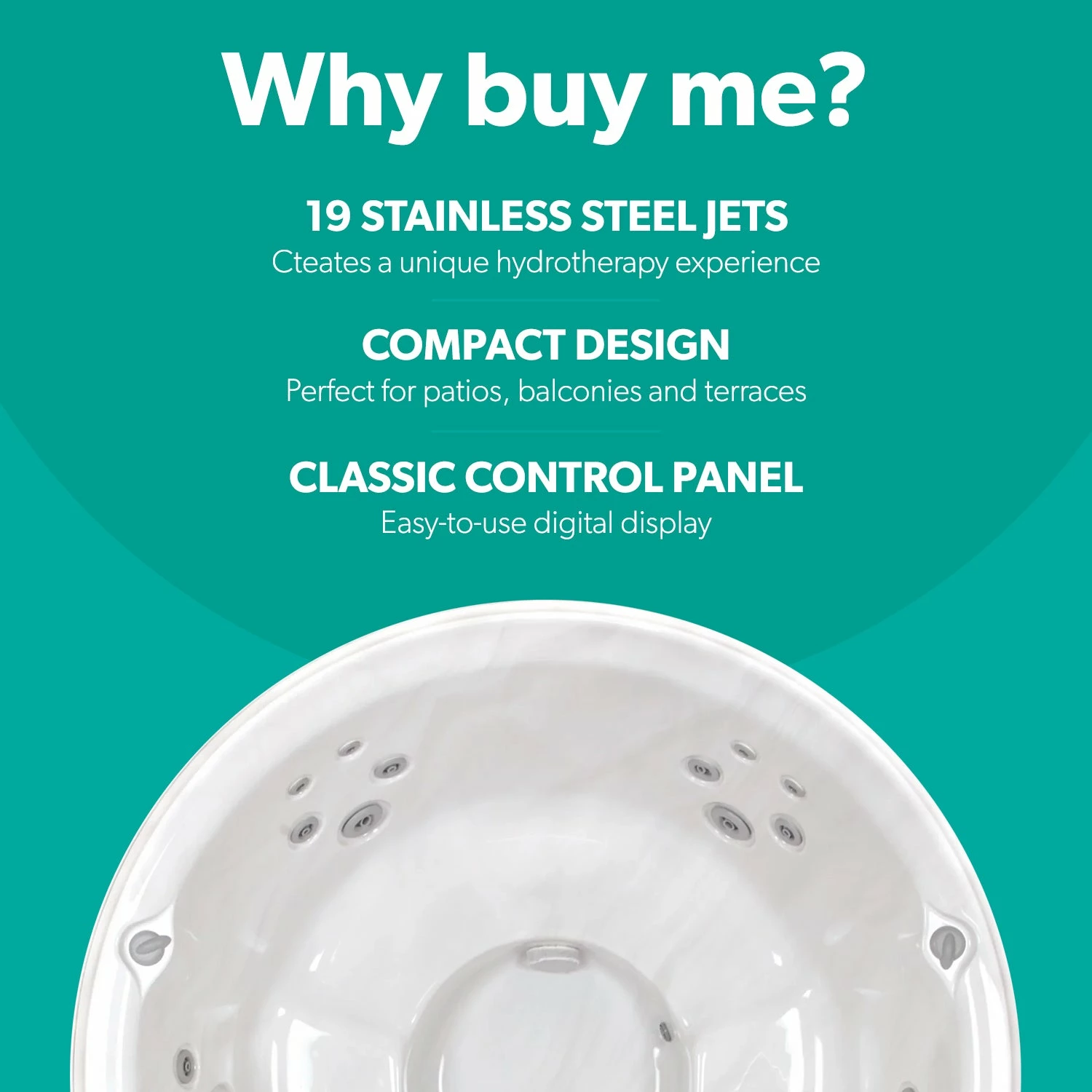 Jacuzzi® J210™ - 4 Person Hot Tub 4 Jacuzzi® J210™ - 4 Person Hot Tub - Image 2