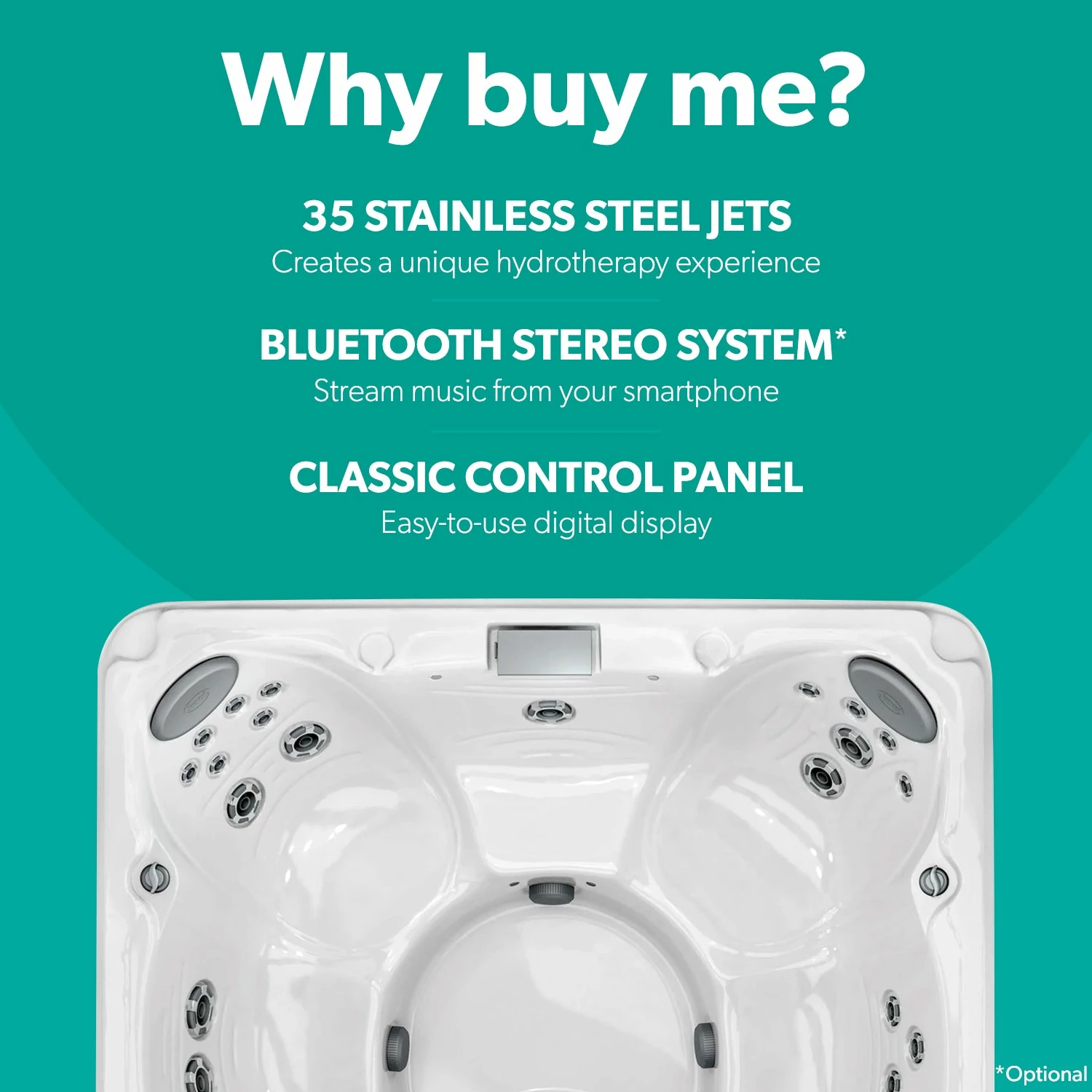 Jacuzzi® J235™ / J235IP™ - 6 Person Hot Tub With 1 Lounger 4 Jacuzzi® J235™ / J235IP™ - 6 Person Hot Tub With 1 Lounger - Image 2