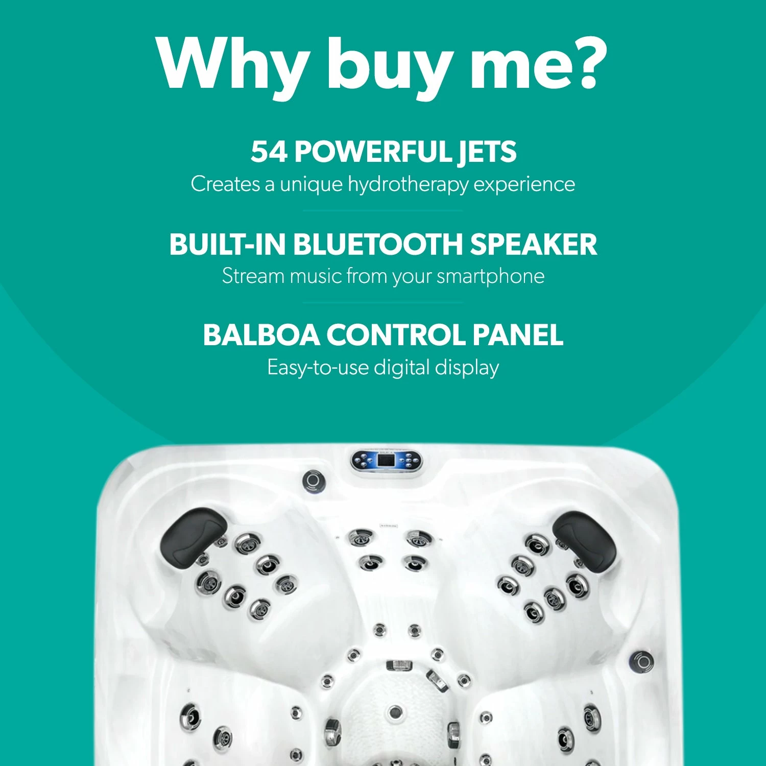 Outdoor Santorini - 5 Person Hot Tub With Gazebo Package 4 Outdoor Santorini - 5 Person Hot Tub With Gazebo Package - Image 2