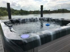 Outdoor Haze - 6 Person Hot Tub With 1 Lounger -Outdoor Living Hottubs Shop outdoor haze hot tub on waterfront